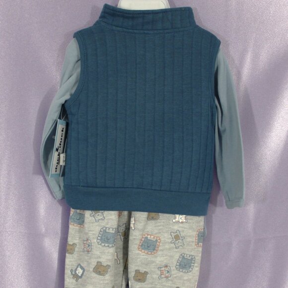 Duck Duck Goose Baby 3-Piece Outfit Set Vest Bodysuit Pants NWT - Picture 2 of 7